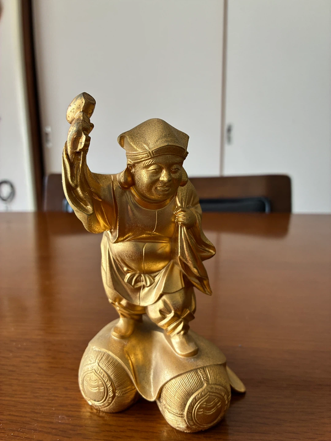 大黒天 置物 24K GP ゴールド