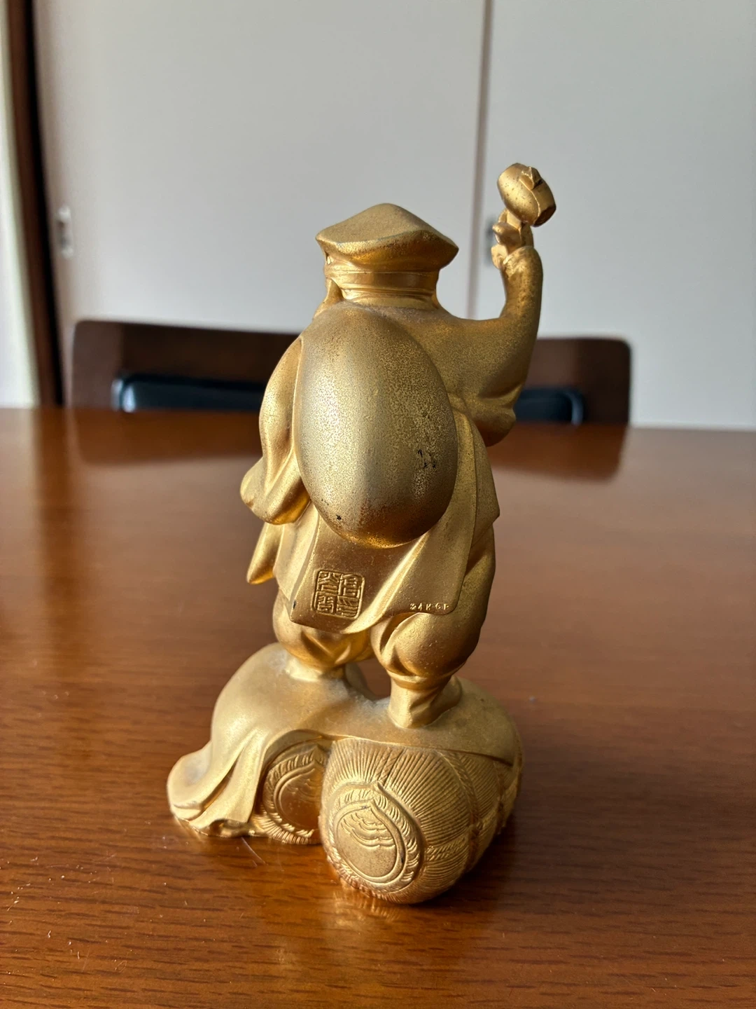 大黒天 置物 24K GP ゴールドの写真3枚目