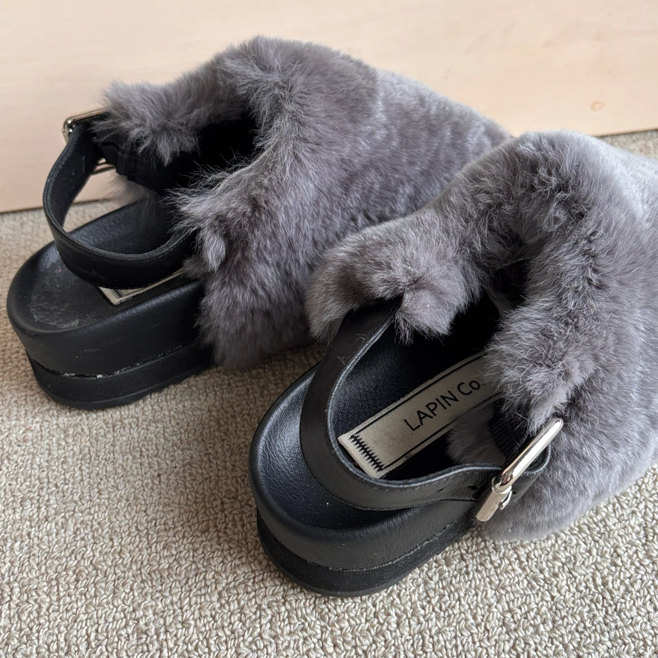 グレーファー　厚底スリングバックサンダルの写真4枚目