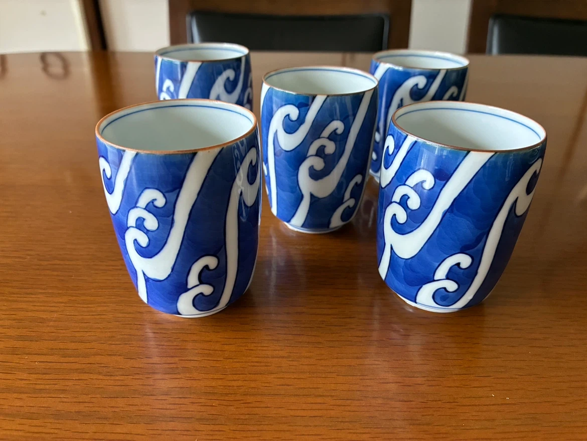 有田焼 華山 湯呑み 5客セット 和食器の写真3枚目