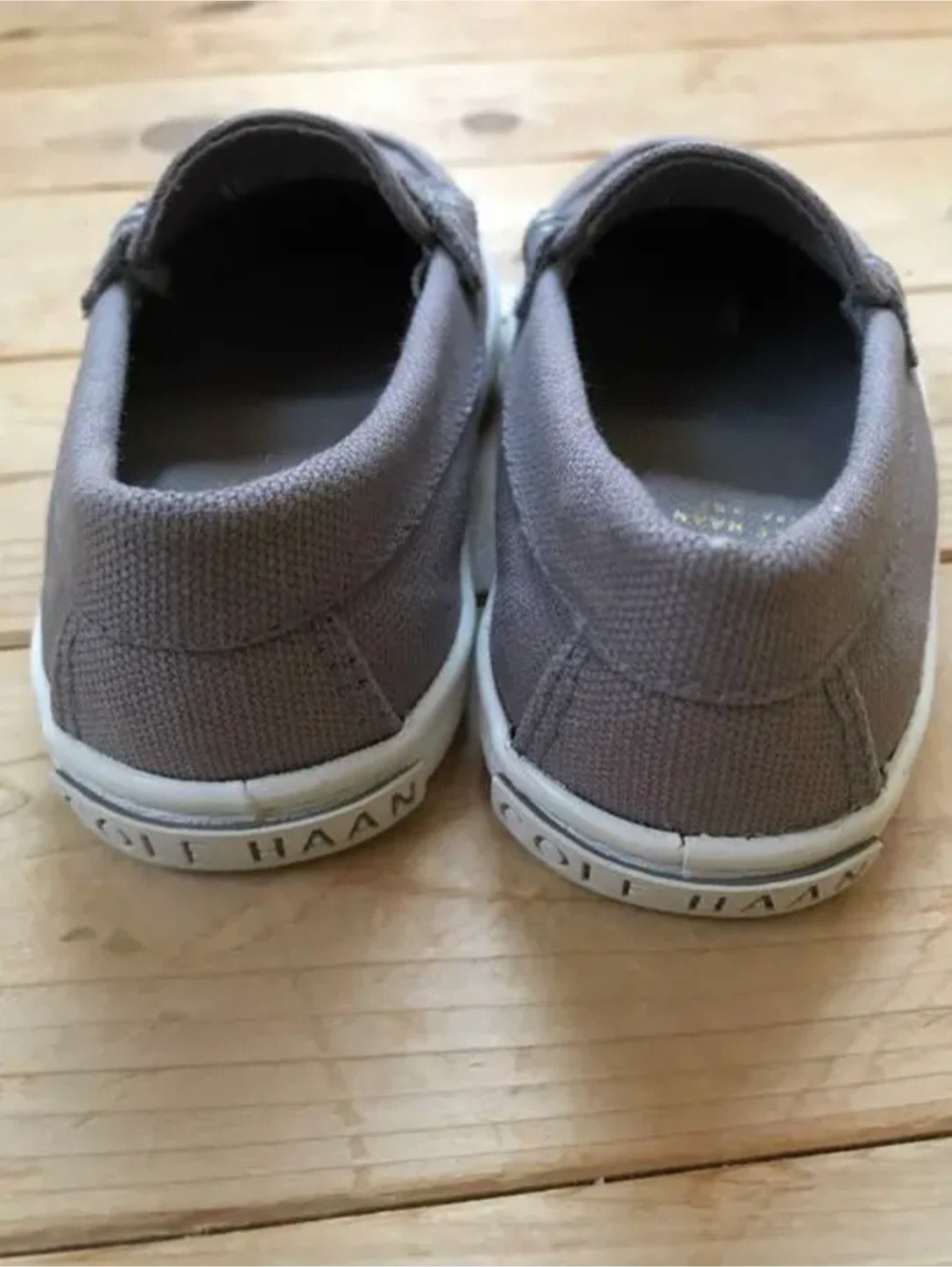 コールハーン ローファー 12cm グレーの写真3枚目