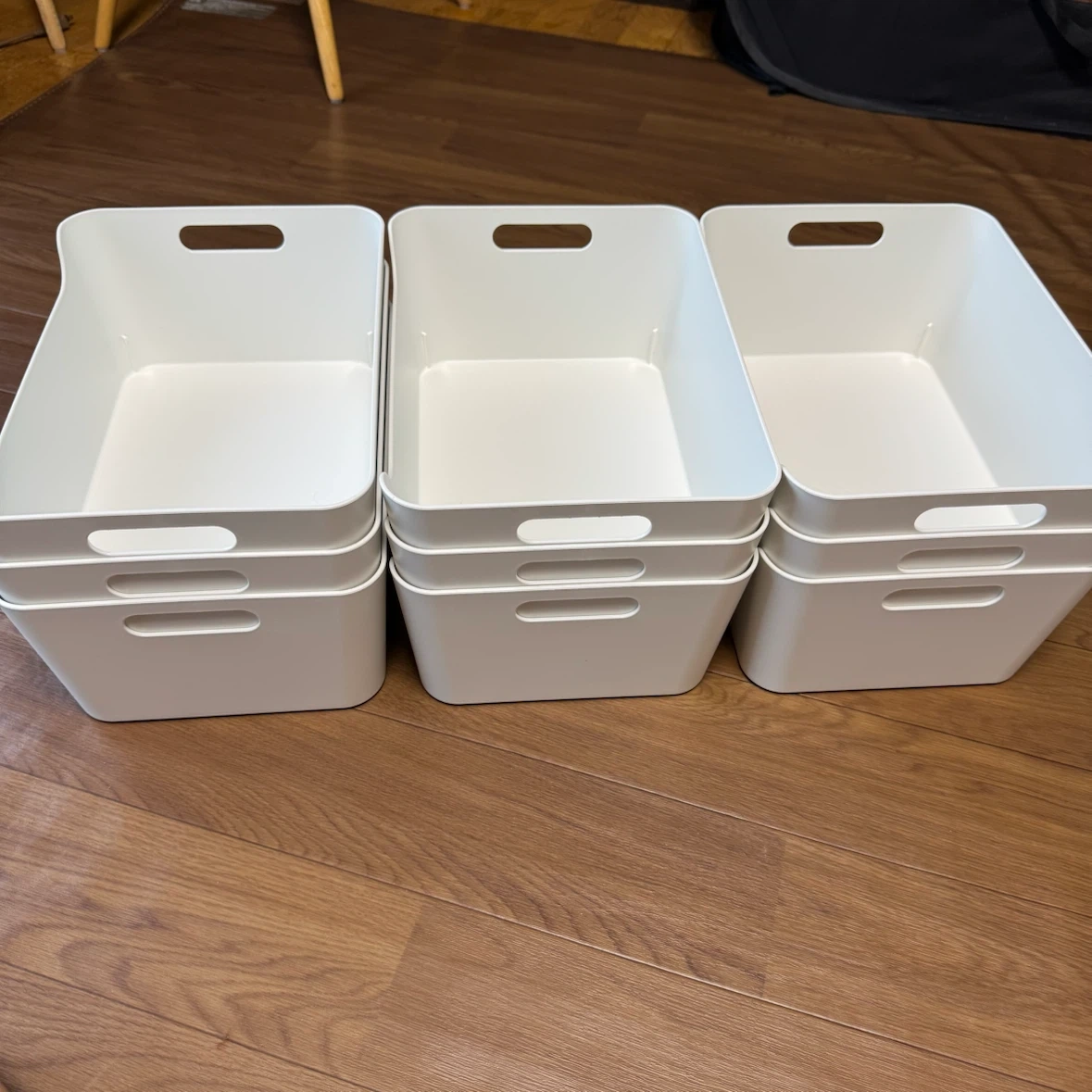IKEA ウップダテラ VARIERA ヴァリエラ 収納ケース 9個セット ホワイトの写真2枚目
