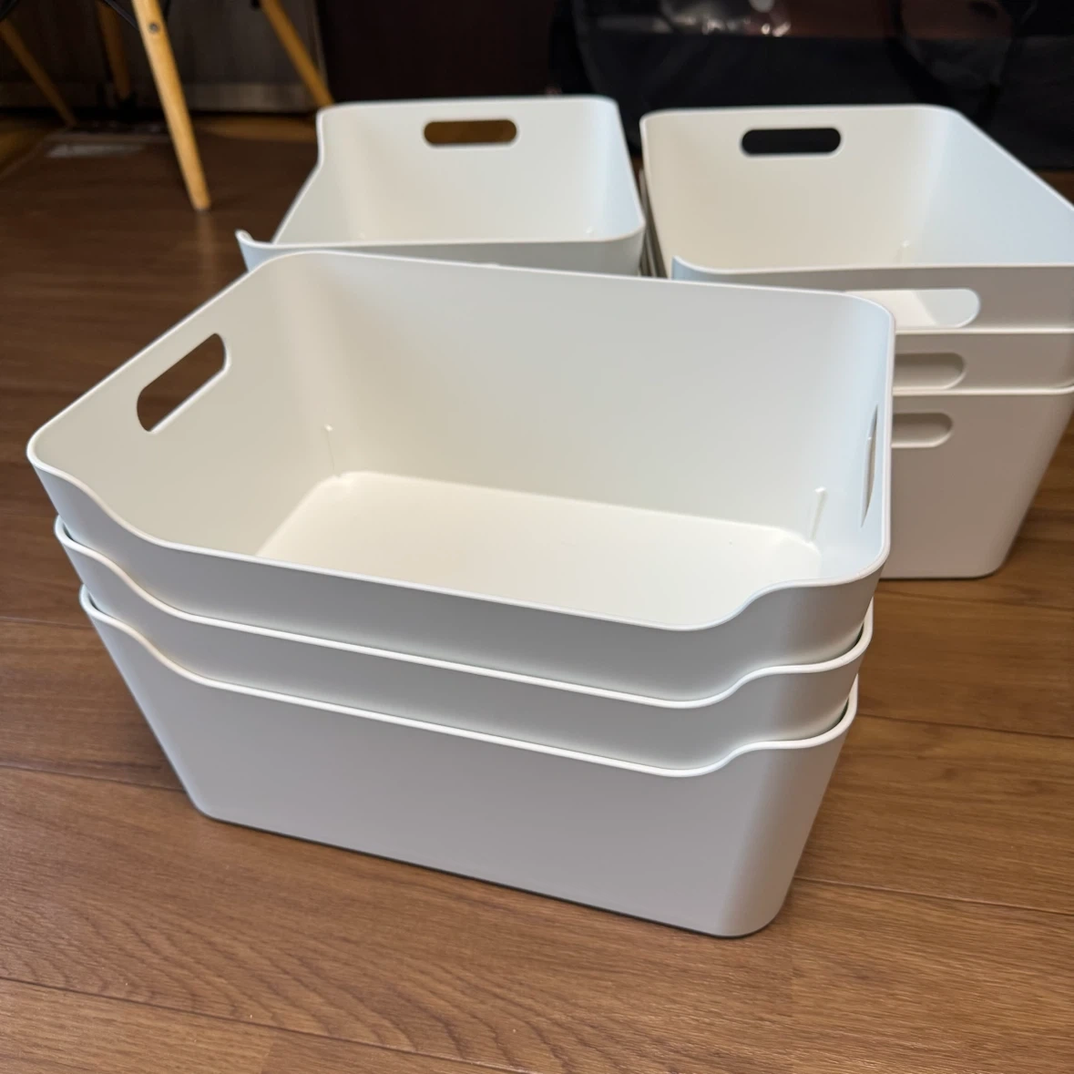 IKEA ウップダテラ VARIERA ヴァリエラ 収納ケース 9個セット ホワイトの写真3枚目