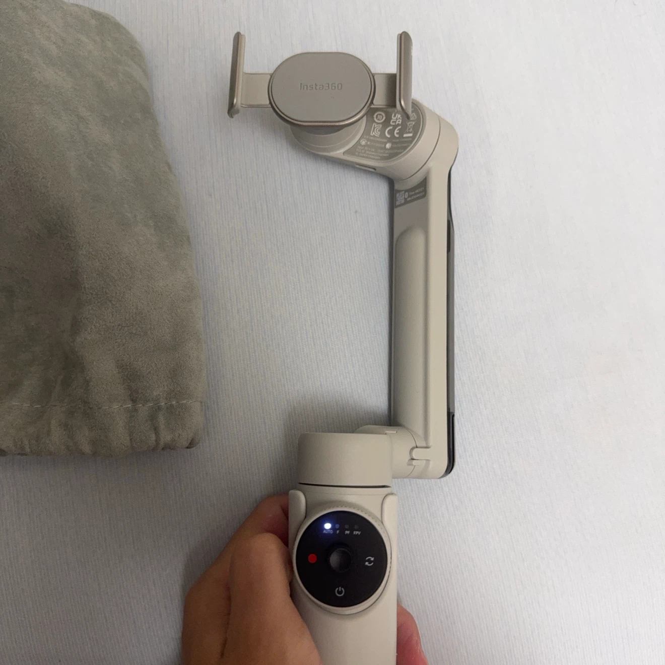【定価14.000円 相当→ 8000円】お買い得価格で出品中！インスタ360 Flow スマホ用ジンバル付属品アリ箱無しの写真4枚目