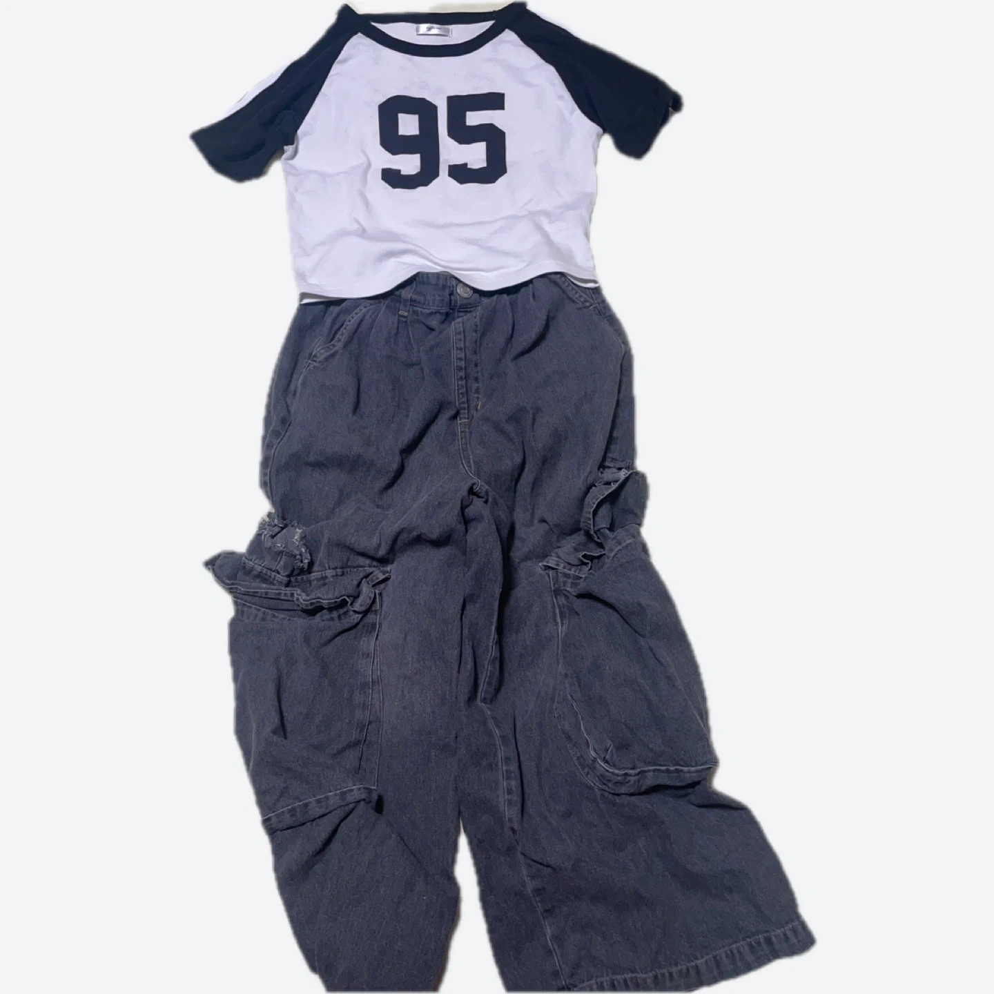 ロゴTシャツ カーゴパンツ セットアップキッズ