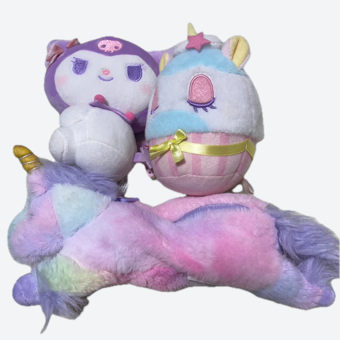 サンリオ クロミ＆ユニコーン筆箱ぬいぐるみ 2点セット