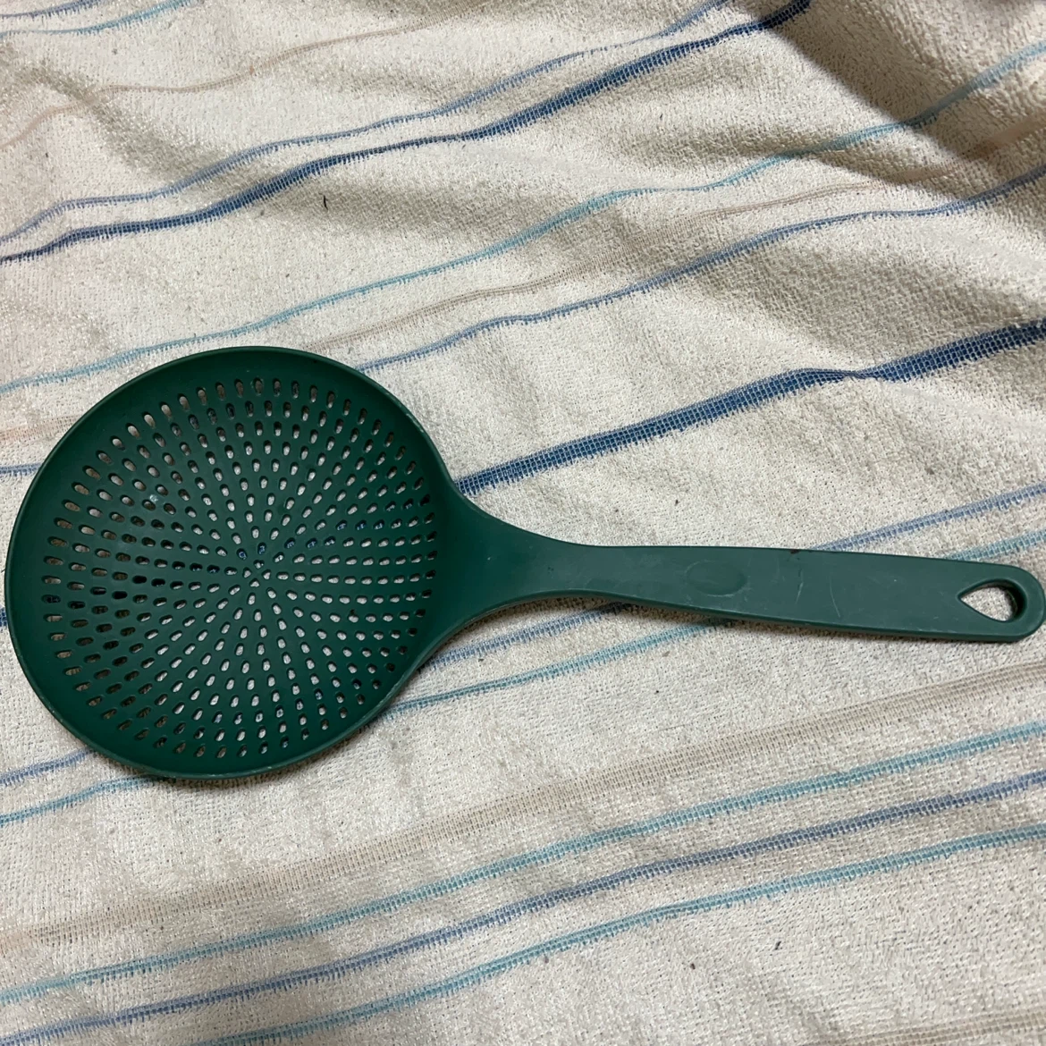 穴あきお玉 グリーン 湯切り