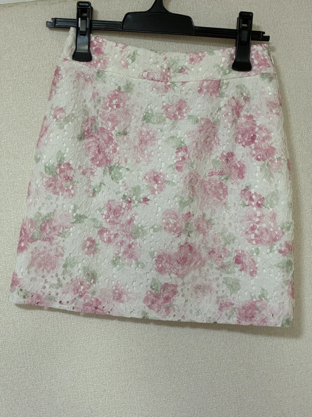 値下げしました【良品】セシルマクビー 花柄レーススカート Sサイズ