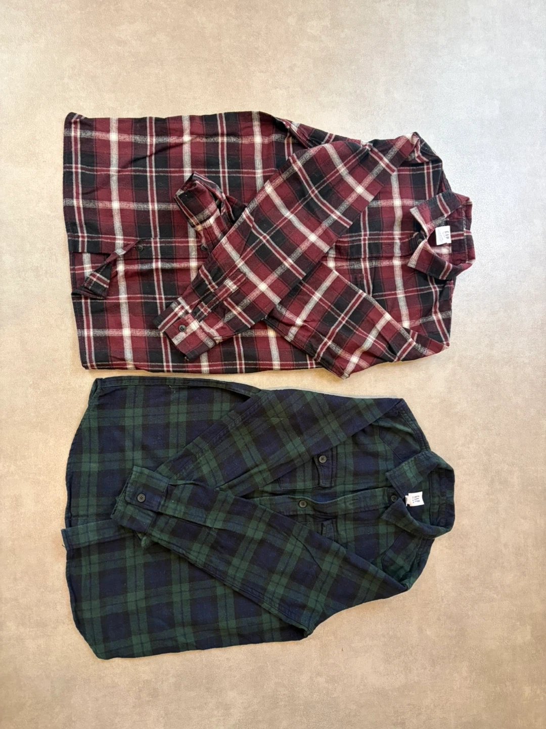ギャップ キッズ チェックシャツ 2枚セット XL(12) L(10)