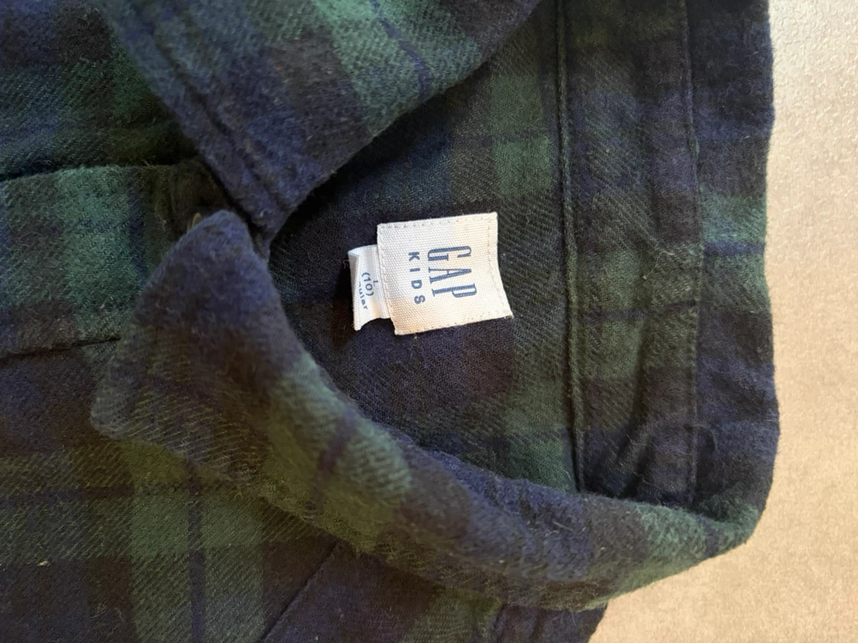 ギャップ キッズ チェックシャツ 2枚セット XL(12) L(10)の写真3枚目