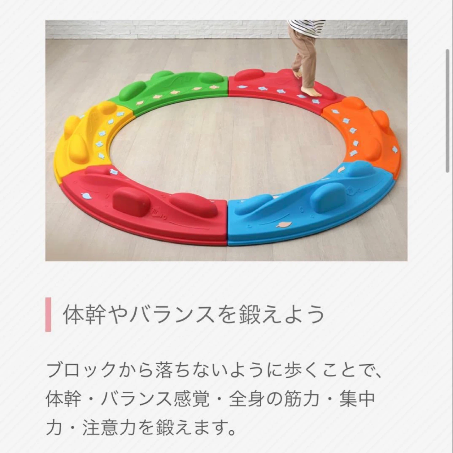 バランスブロック サークル 6ピースセットの写真3枚目