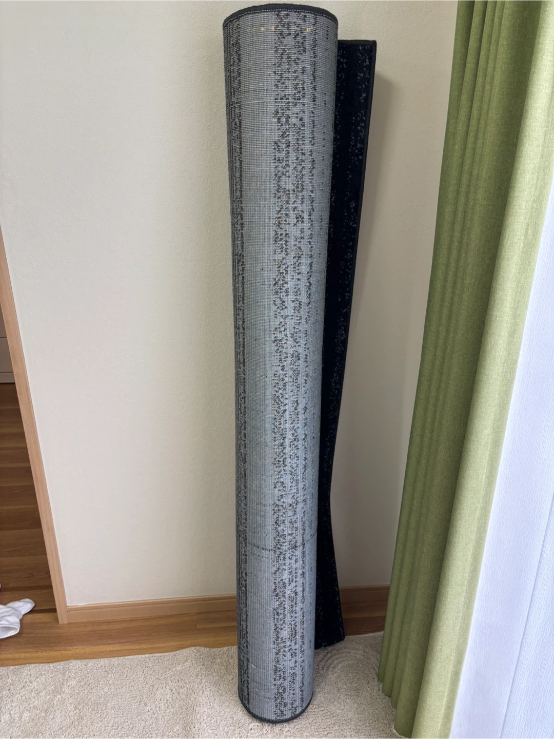 ニトリ ラグ 235×160cm ブルー系 中古 9/23までの写真3枚目