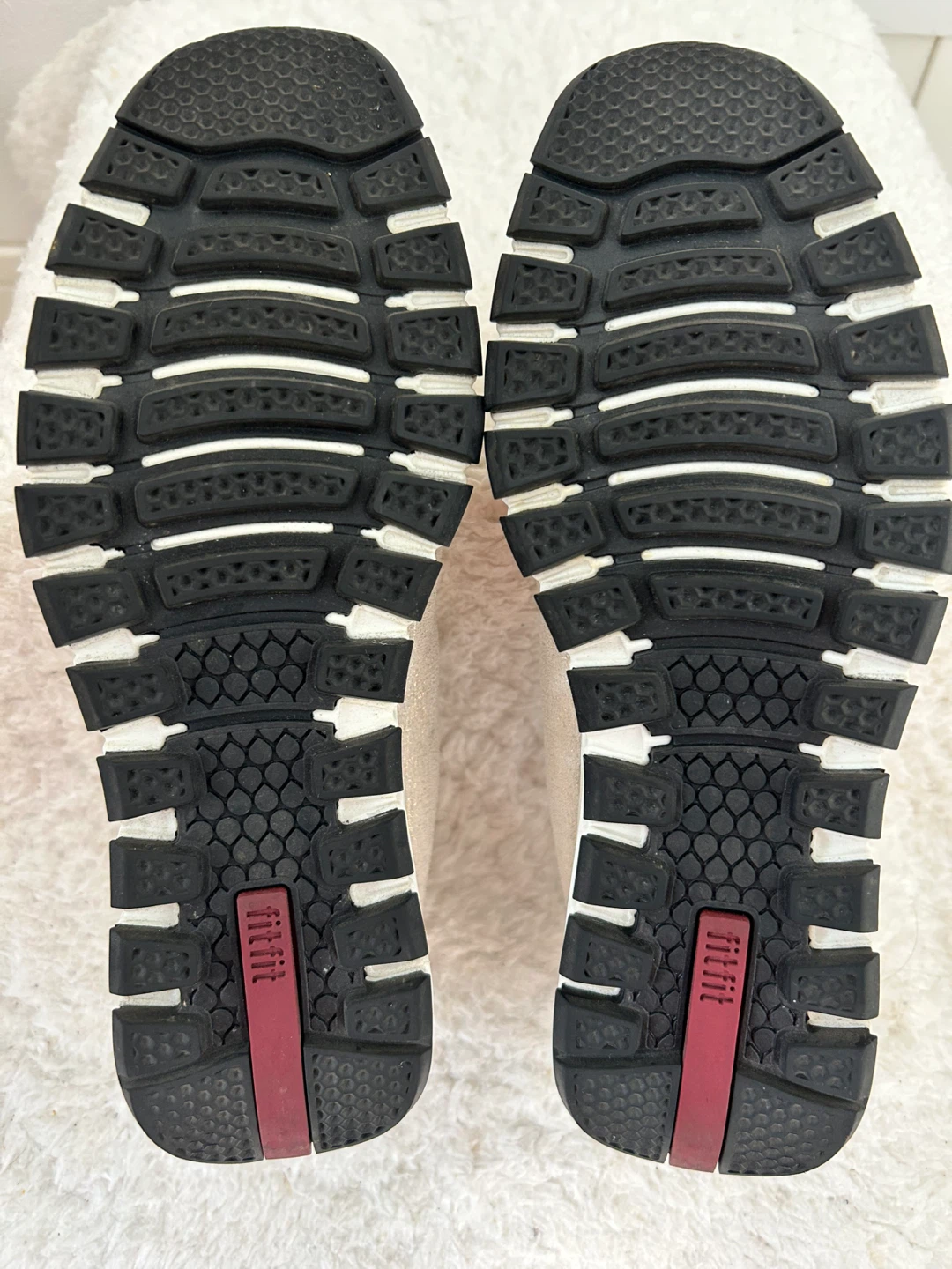 fitfit バレエスニーカーシルバーの写真2枚目