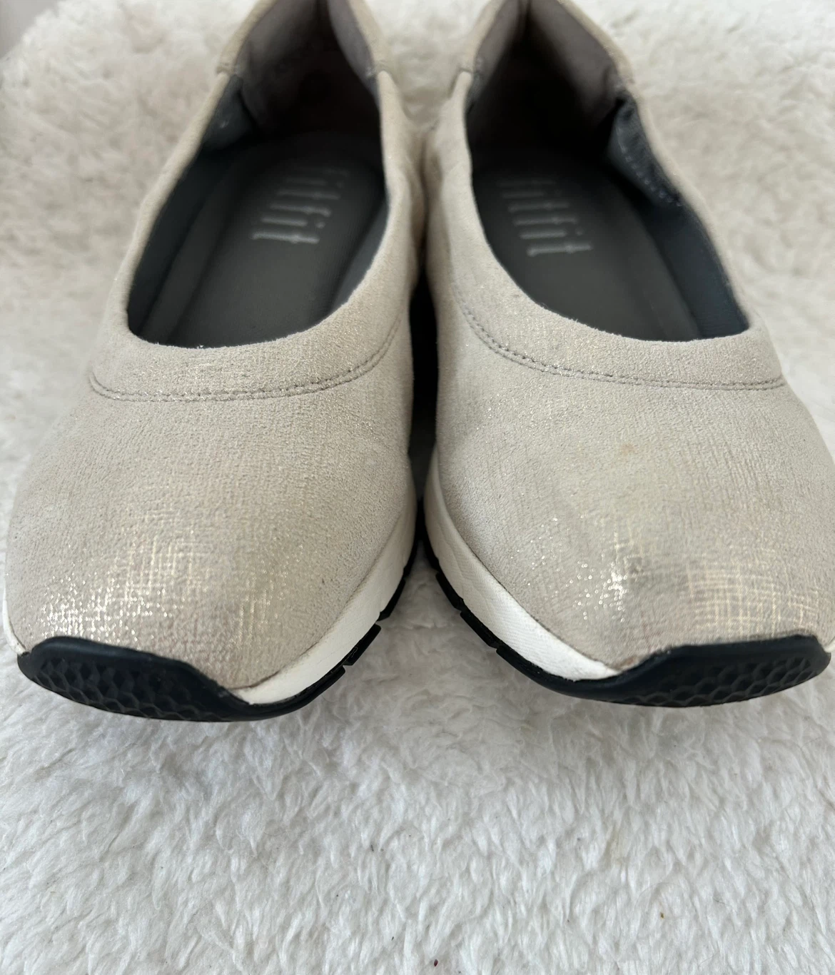 fitfit バレエスニーカーシルバーの写真4枚目
