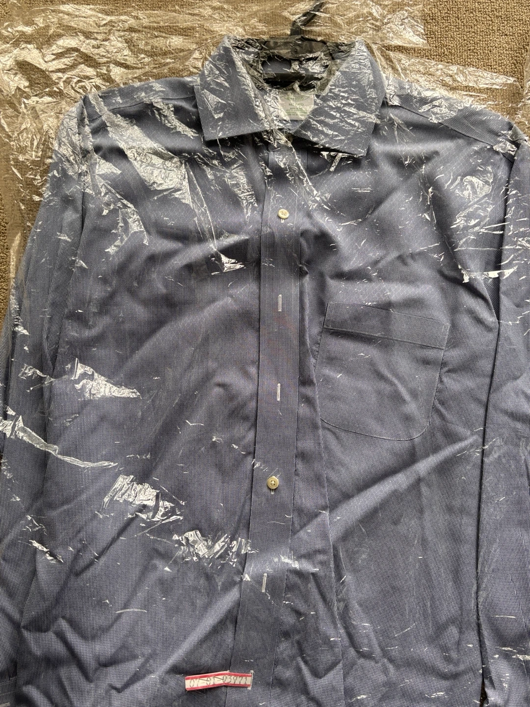 BROOKS BROTHERS/ブルックスブラザーズ ドレスシャツ(ブルー ワイドカラー)