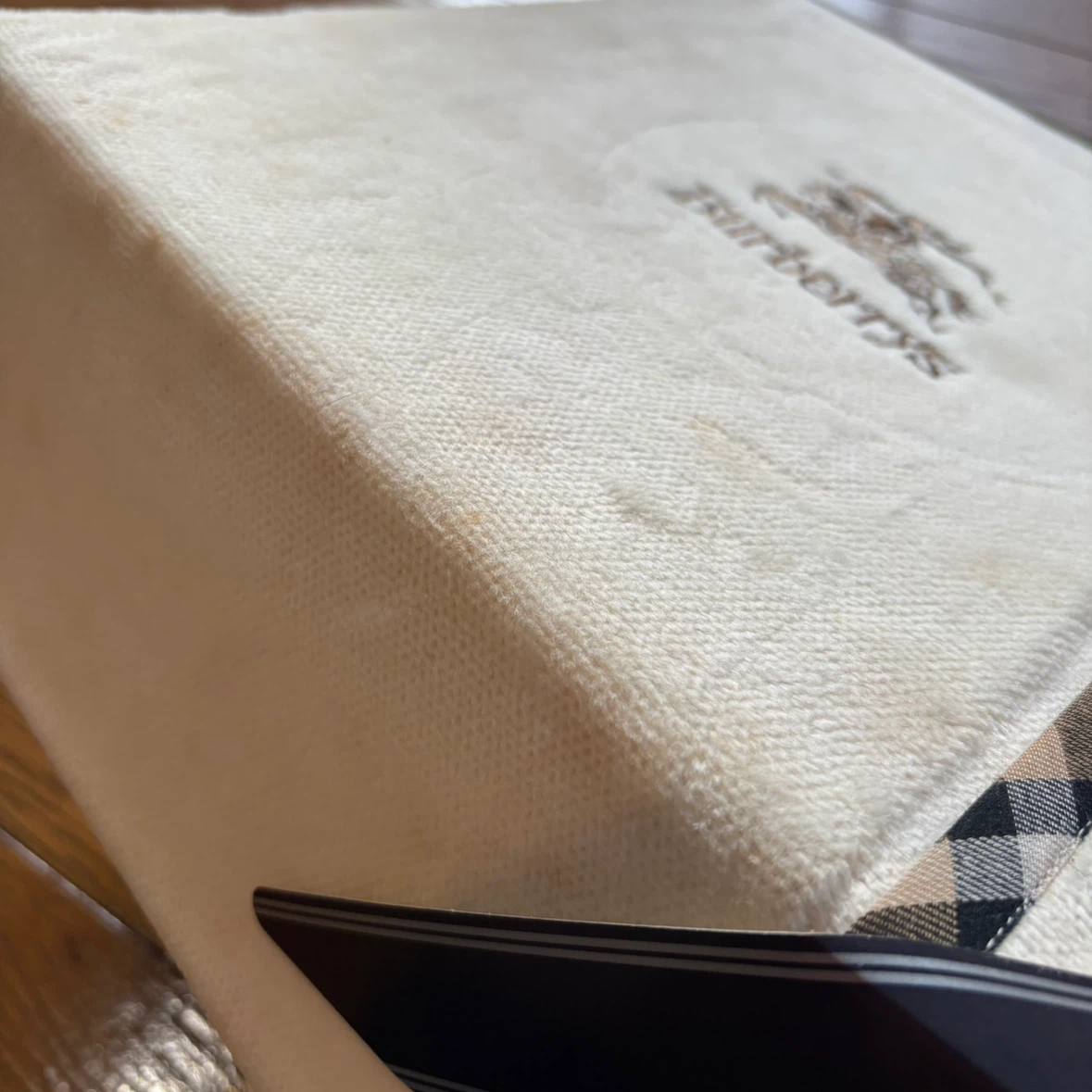 Burberrys コットンベロアシーツ 140x240cmの写真5枚目