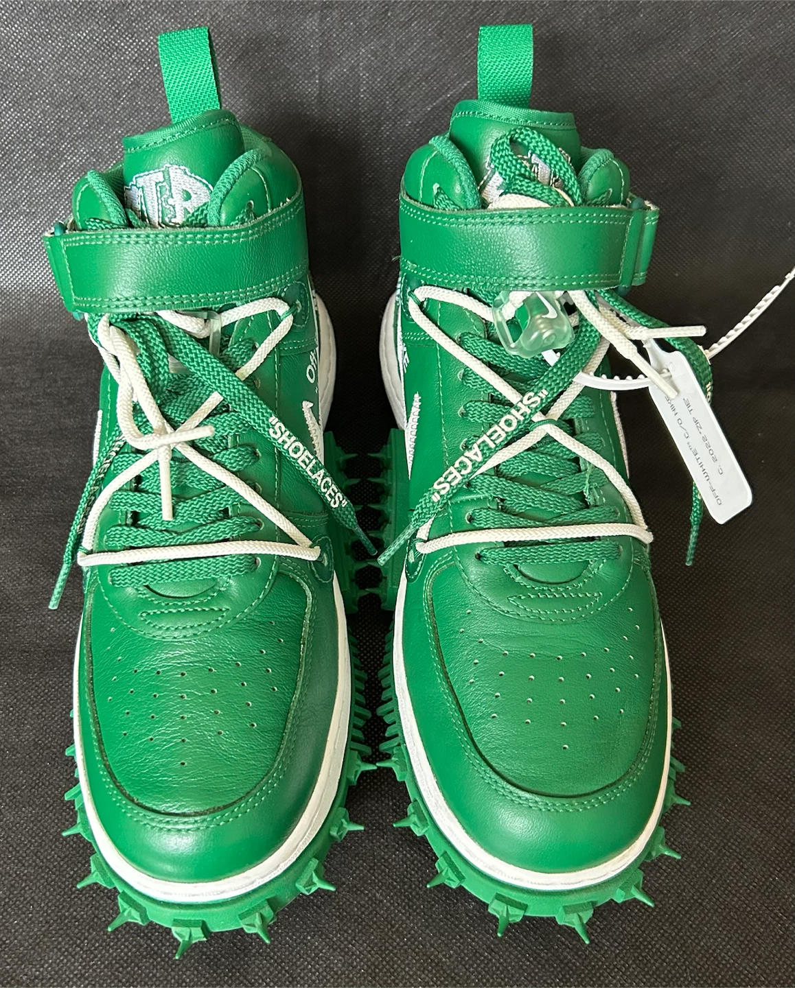 Off-White×Nike AirForce1スニーカー27.5cm(グリーン系)の写真3枚目