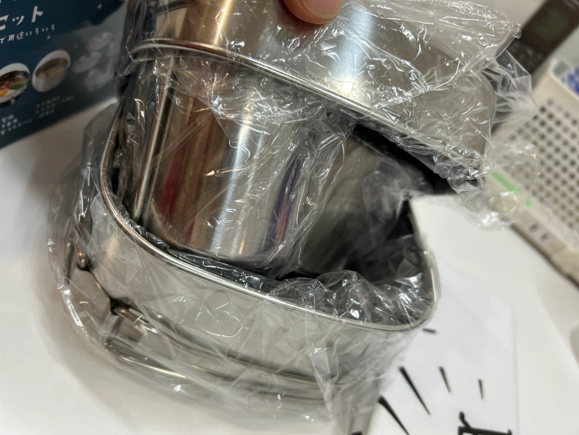 角型キャンピング鍋 6点セット(携帯袋付き)新品の写真4枚目