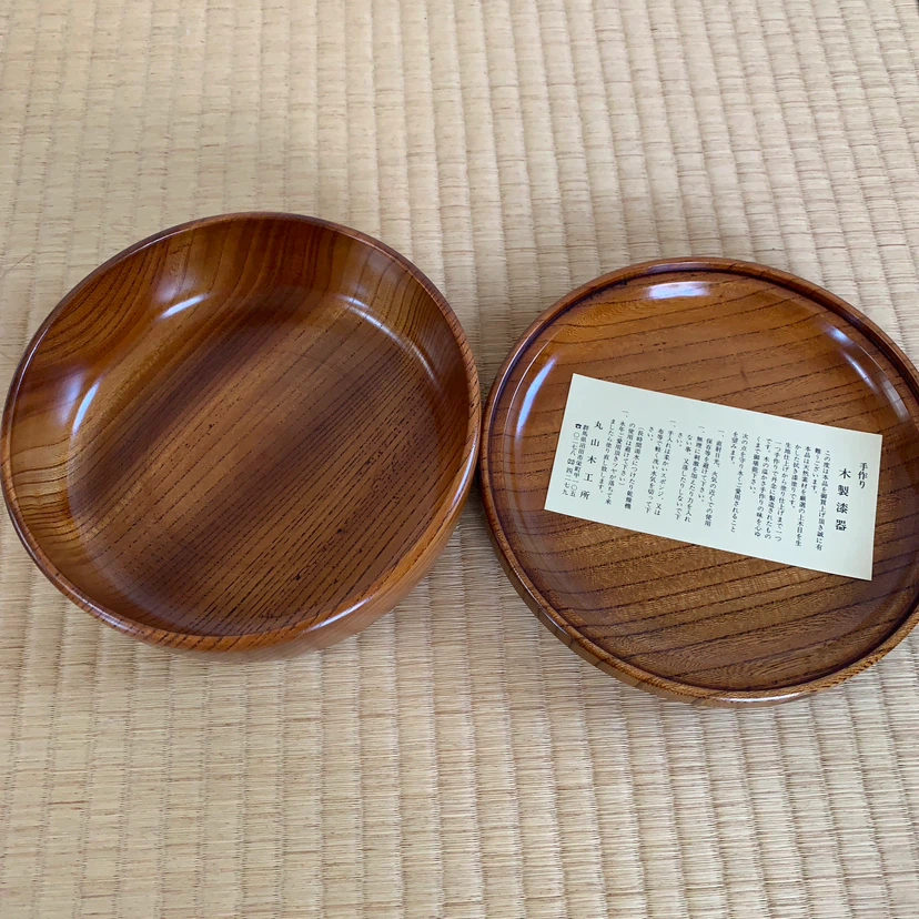 丸山木工所 手作り 漆器 菓子鉢の写真3枚目