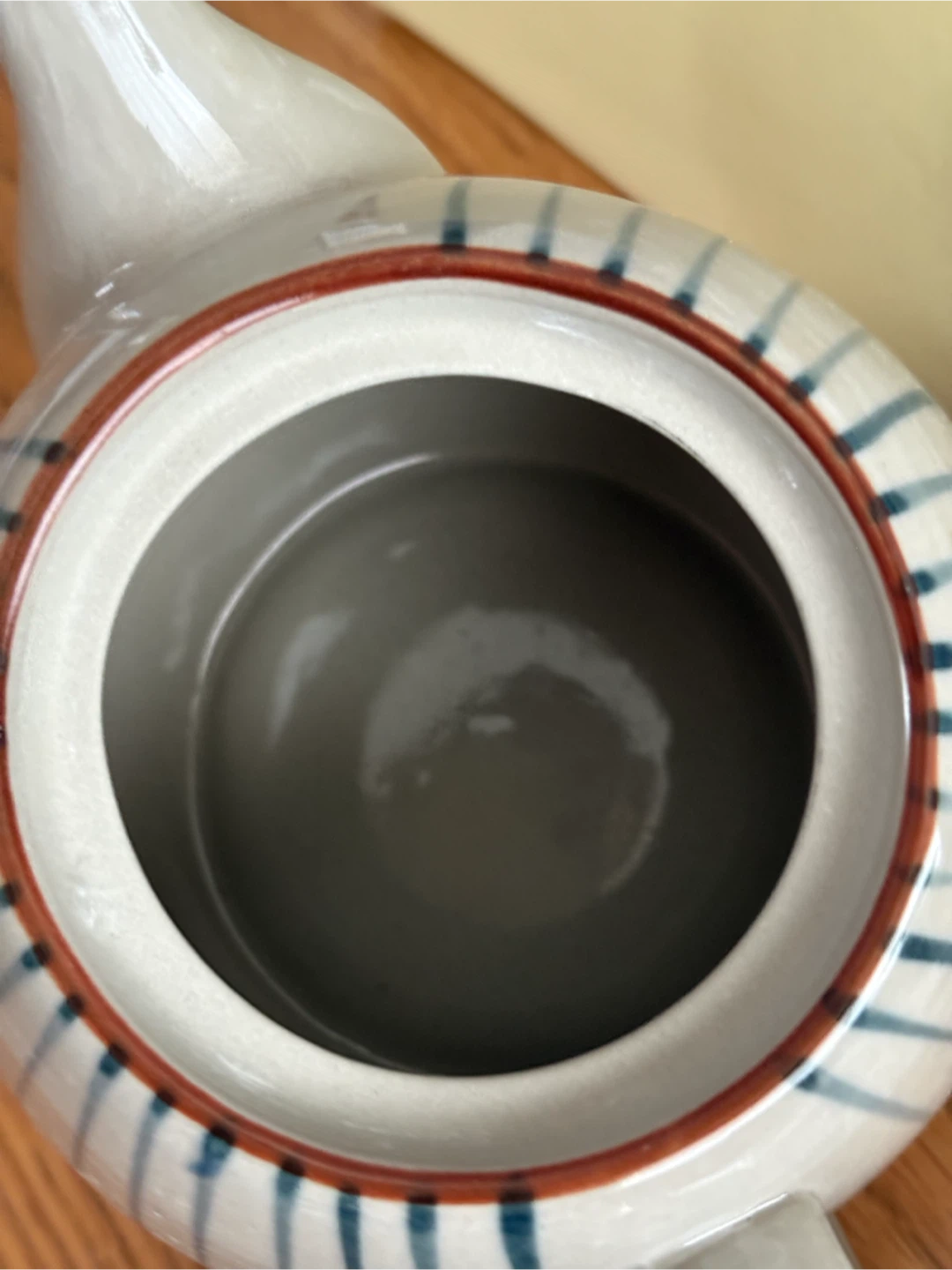 【未使用】手描の器 茶器揃（急須1＋湯呑5客）箱付きの写真4枚目