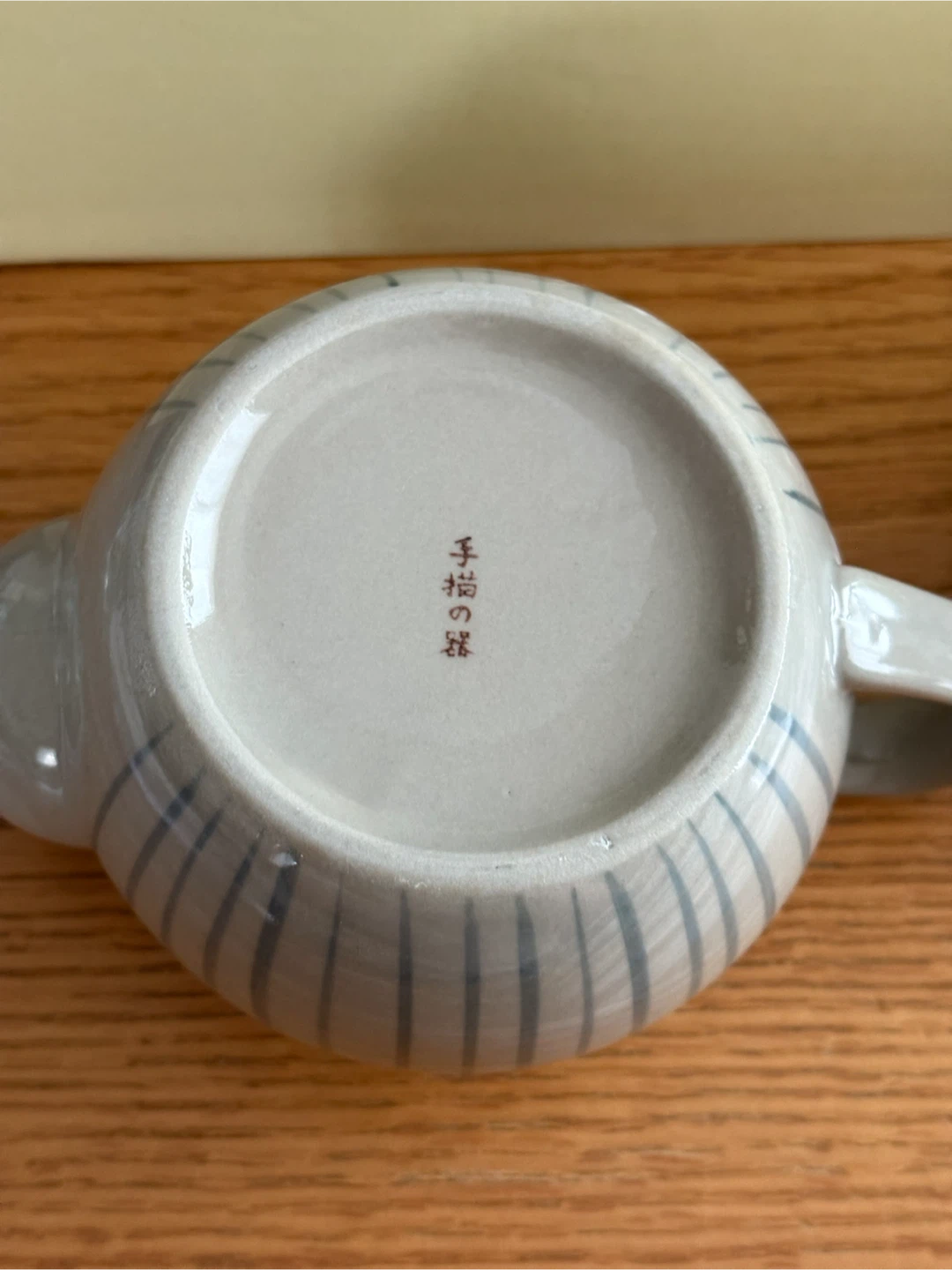 【未使用】手描の器 茶器揃（急須1＋湯呑5客）箱付きの写真9枚目