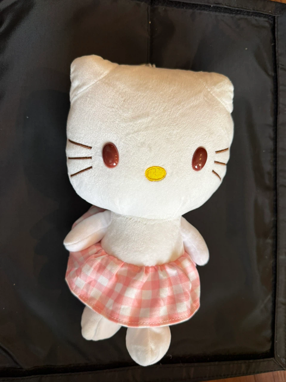 ハローキティ ぬいぐるみ ピンクチェック