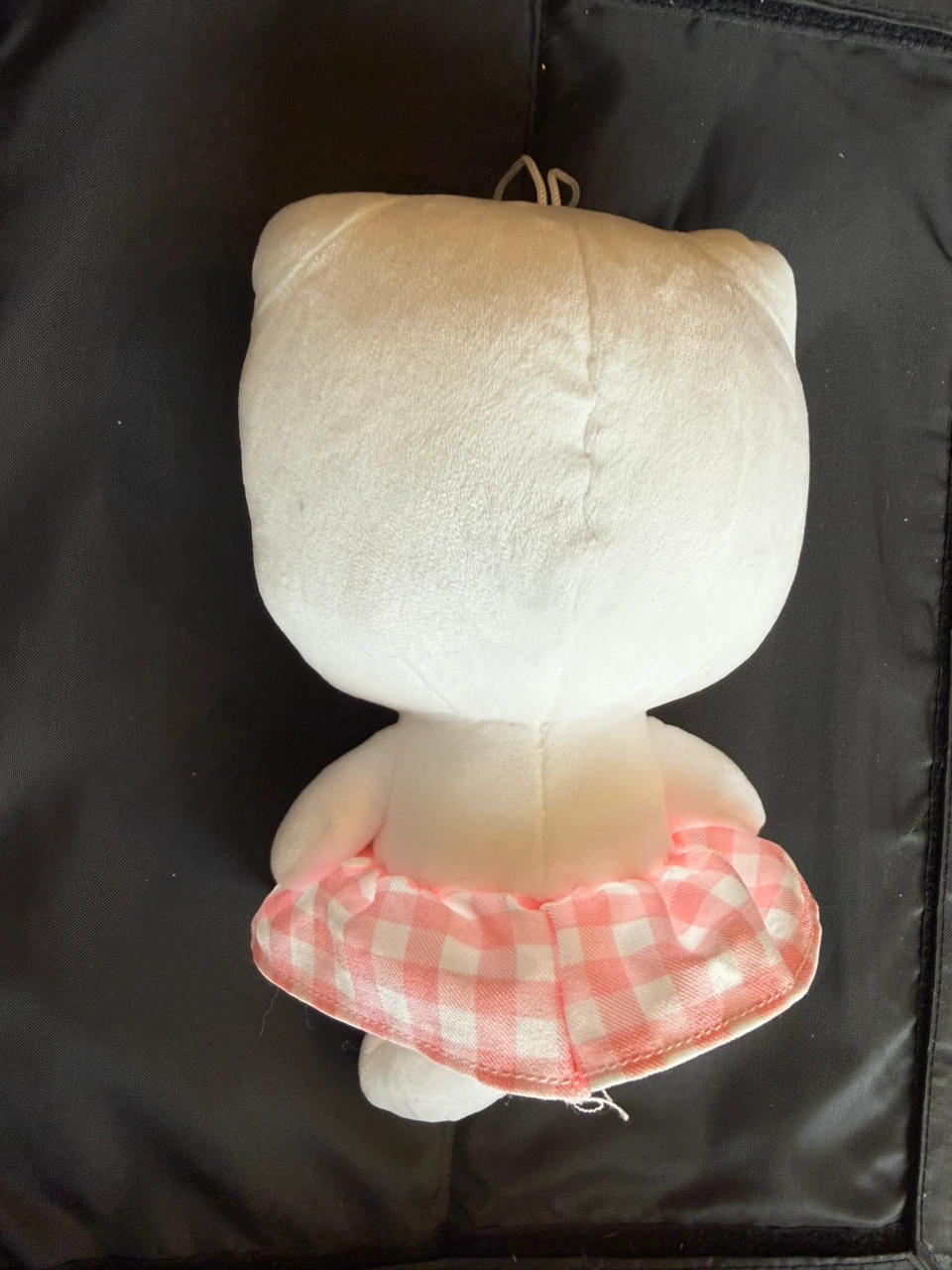ハローキティ ぬいぐるみ ピンクチェックの写真2枚目