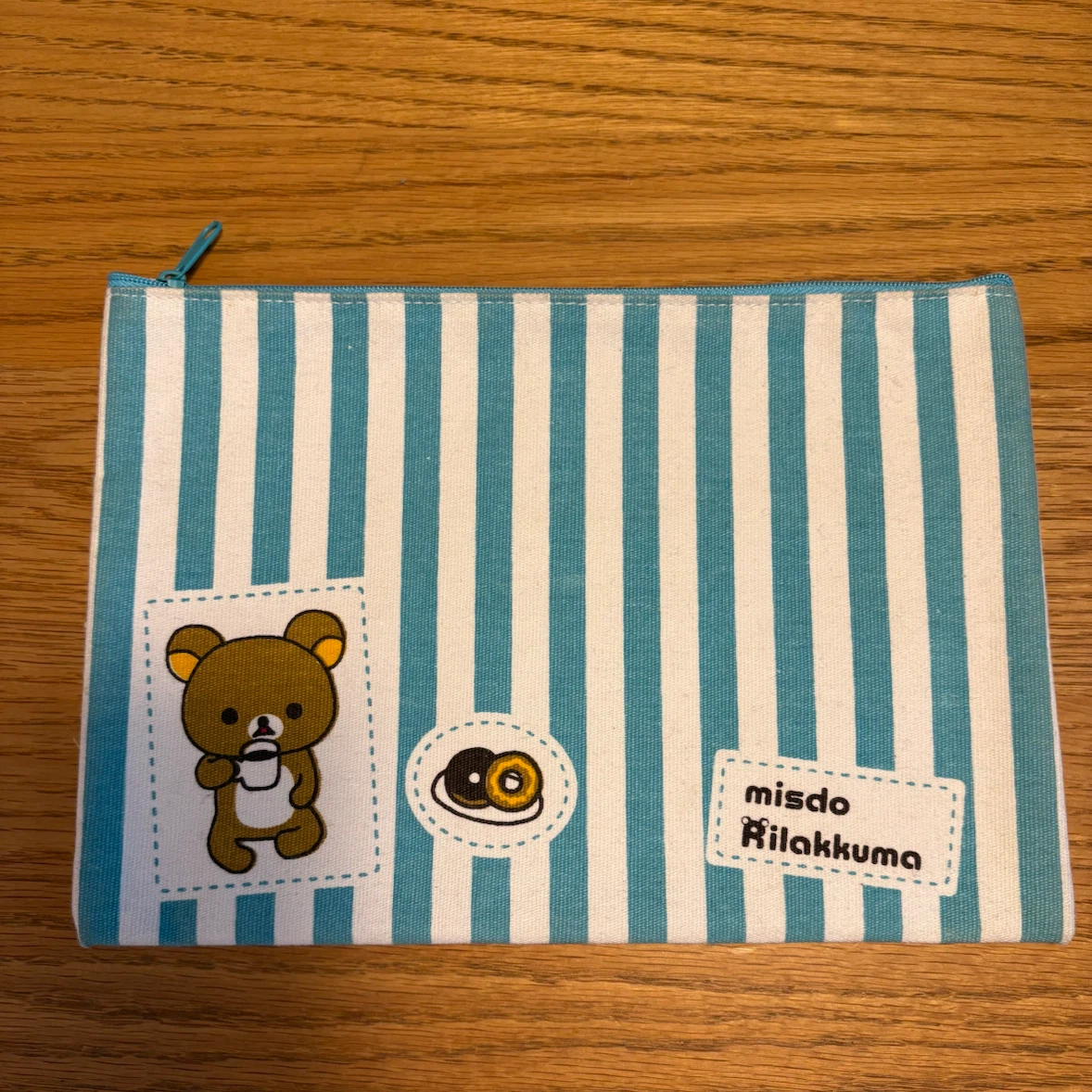 リラックマ×ミスド　フラットポーチ