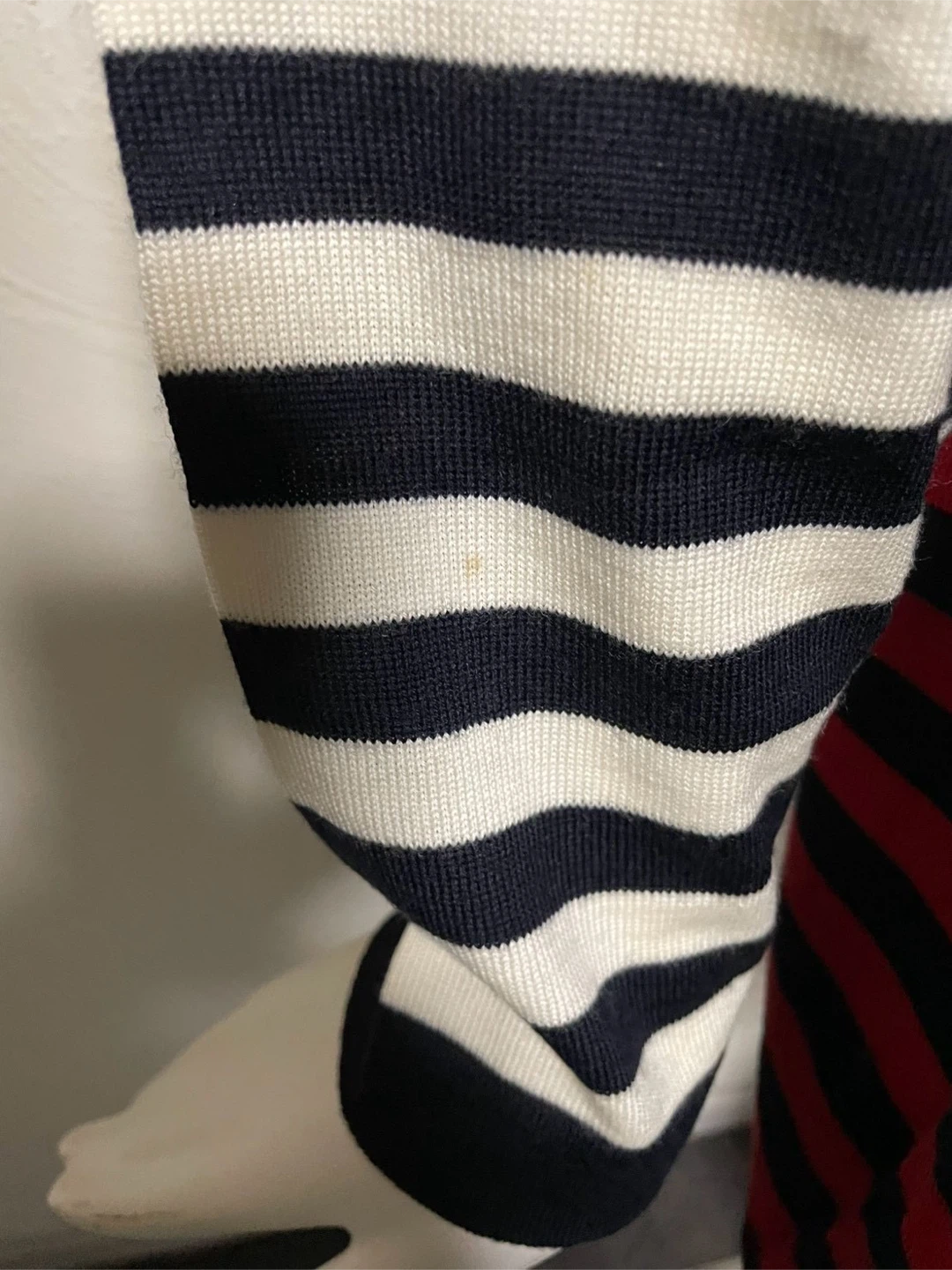 ESCADA MARGARETHA LEY ボーダーカーディガン 38の写真6枚目