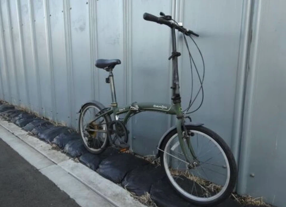 ダホン 折りたたみ自転車 カーキの写真4枚目