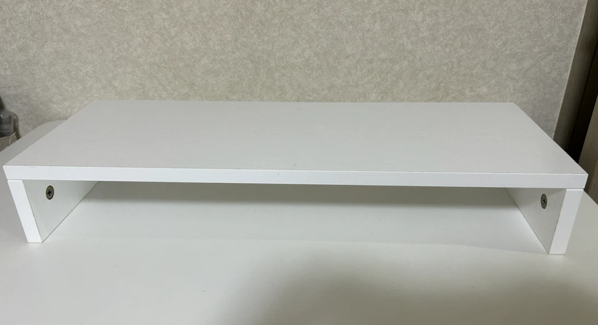 モニター台 ディスプレイスタンド ホワイト 55cm