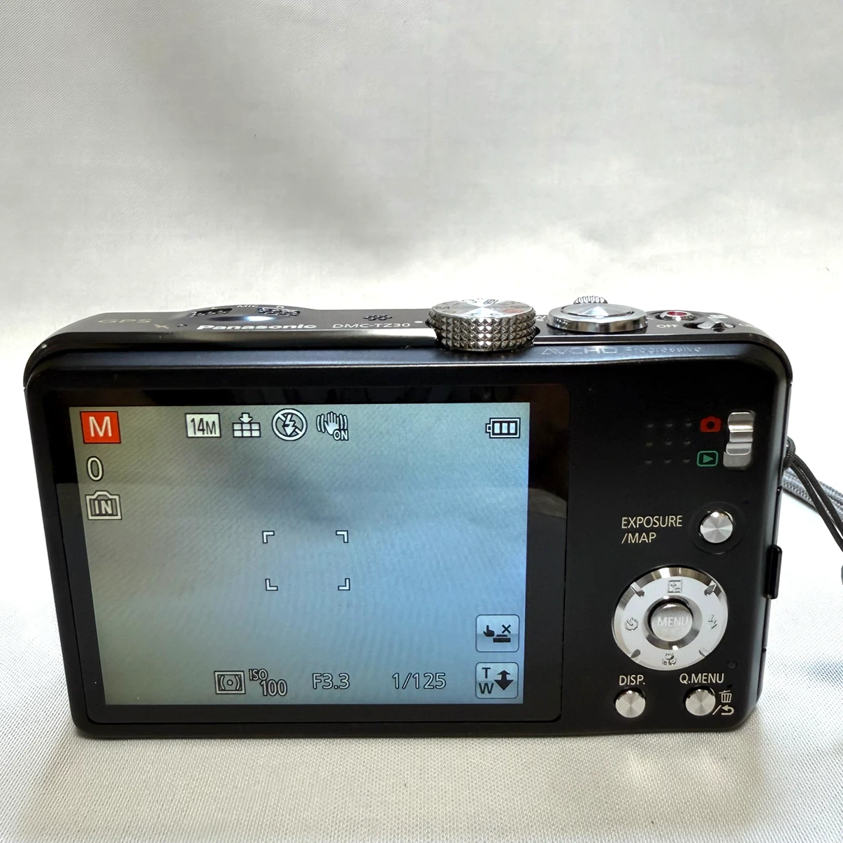 【美品】パナソニック デジタルカメラ DMC-TZ30 ブラックの写真6枚目
