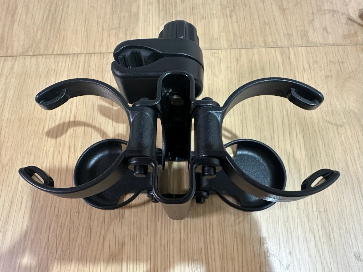 3in1 折りたたみ式 ベビーカードリンクホルダー ブラックの写真2枚目