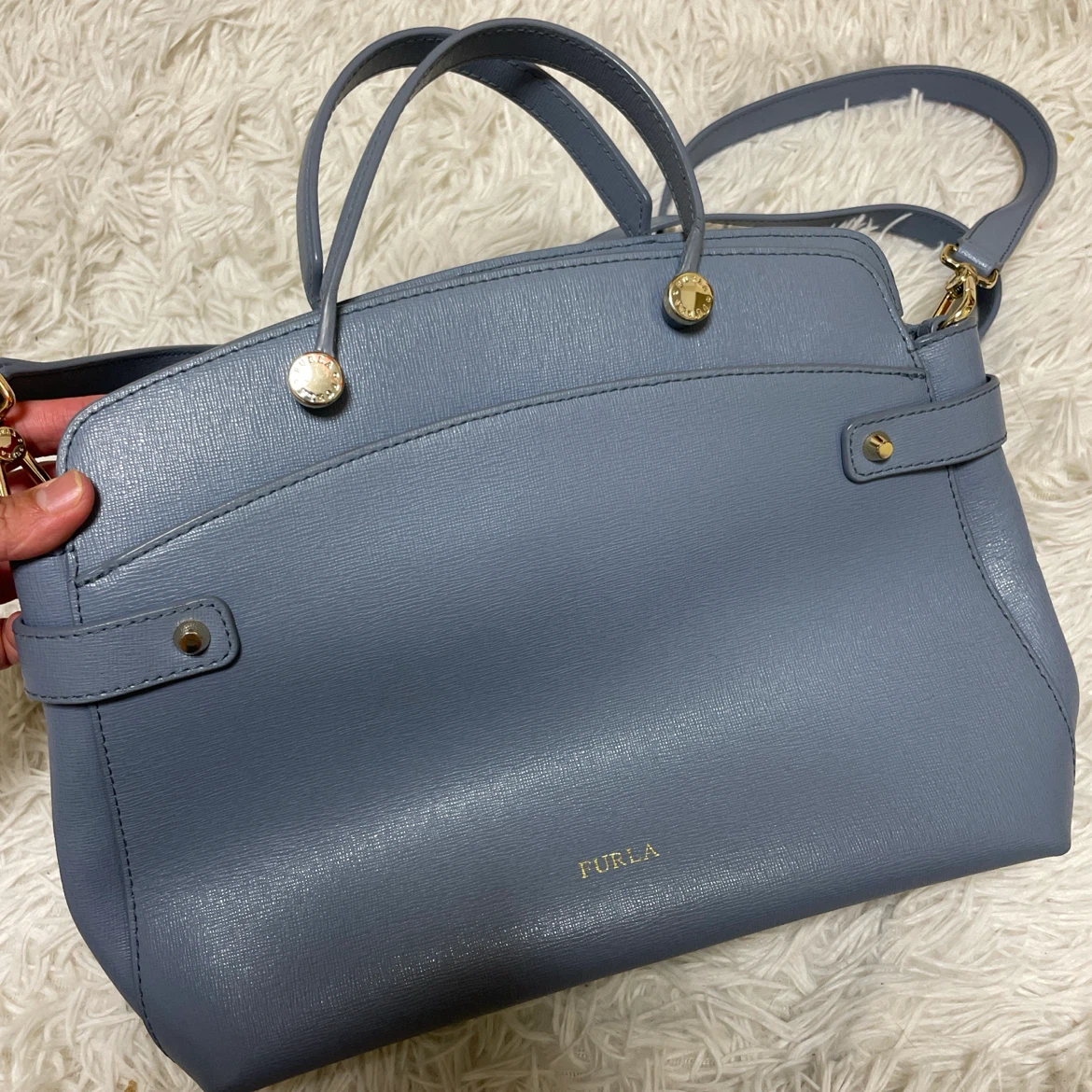 フルラ 2wayバッグ グレー