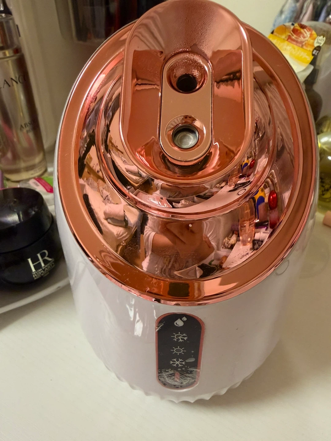 スチーマー 美顔器 ホワイト