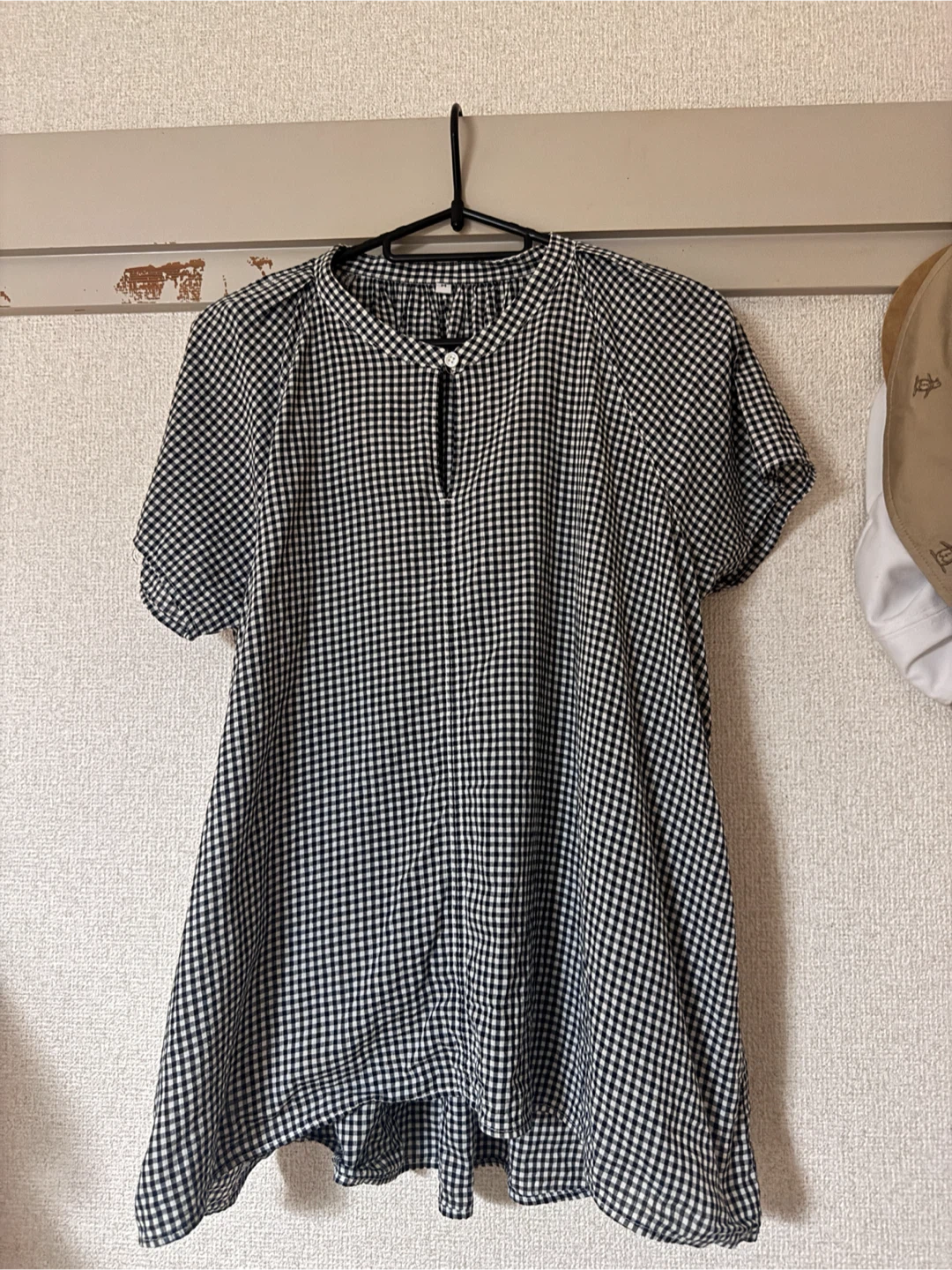 無印良品 ギンガムチェックブラウス Mサイズ