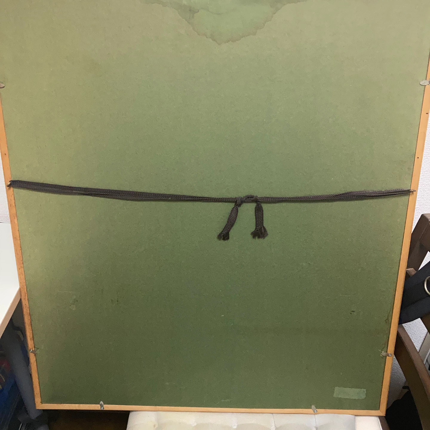 福島静子．作　油絵 紅葉の風景画 額縁付きの写真6枚目
