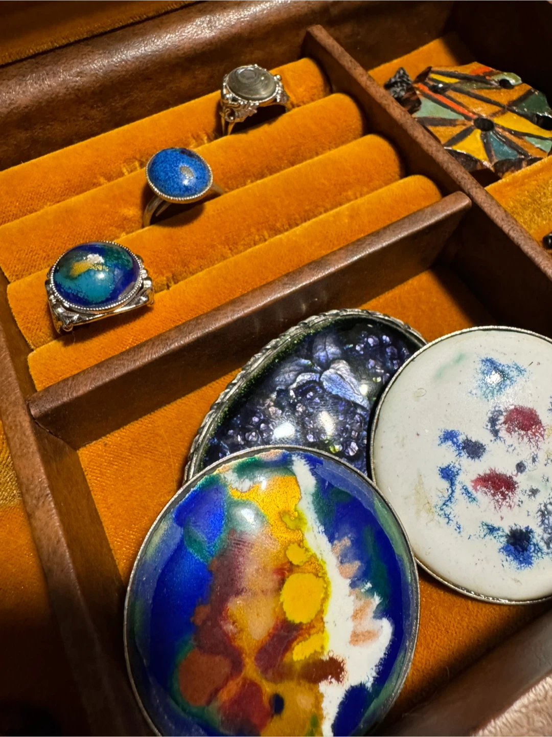 アンティーク ジュエリーボックス アクセサリーまとめの写真4枚目