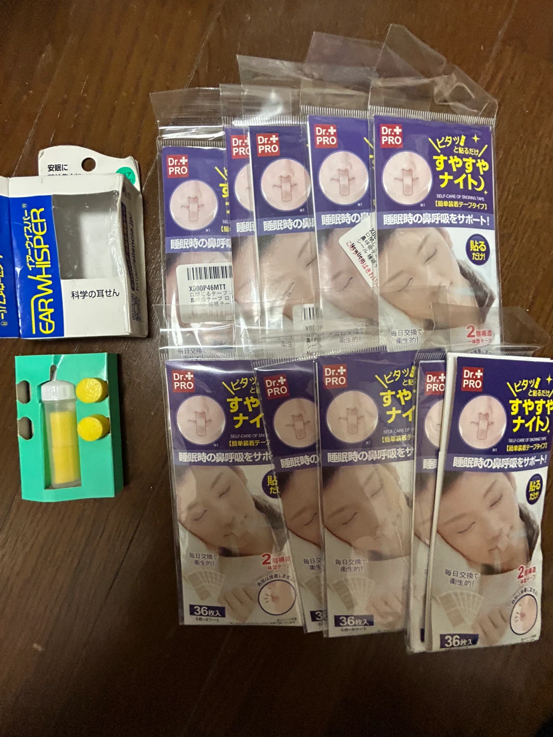 Dr.PRO すやすやナイト 口閉じテープ ＆ イヤーウィスパー