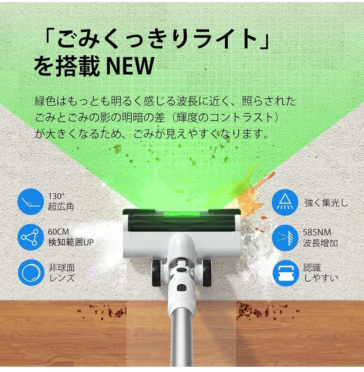 【新品未開封】TEMAKU TK53 コードレス掃除機 定価20999円 23000KPa強力吸引 PSE認証の写真6枚目