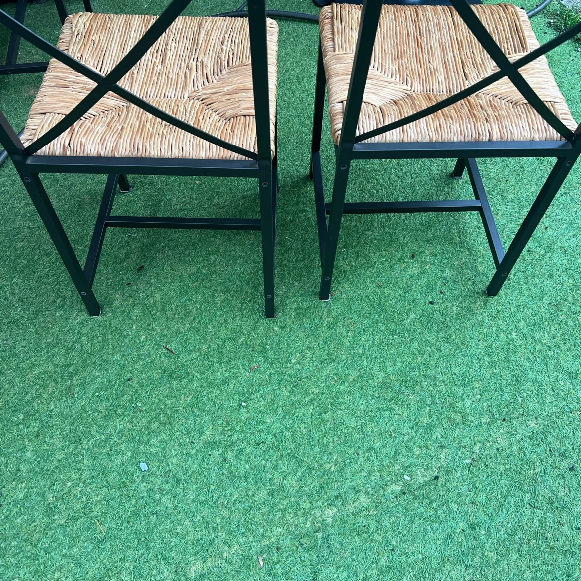 IKEA グラナス GRANÅS アイアンダイニングチェア 2脚セット ①の写真5枚目