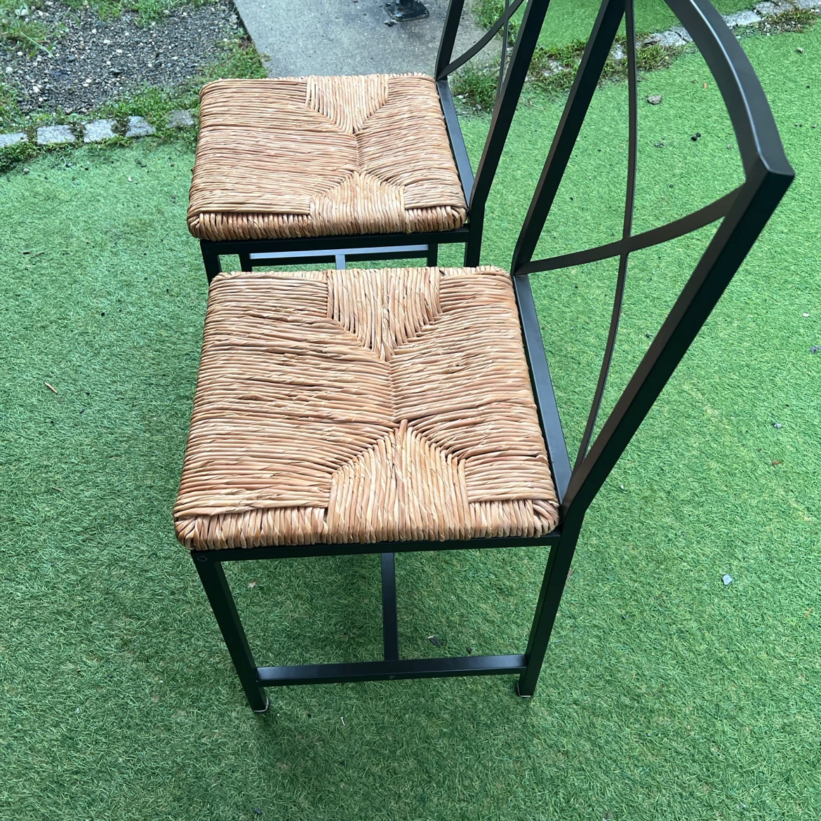 IKEA グラナス GRANÅS アイアンダイニングチェア 2脚セット ①の写真6枚目