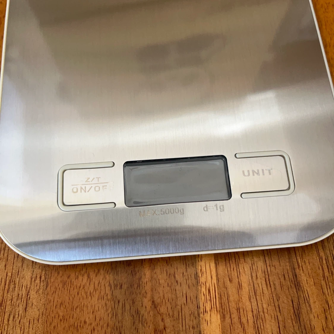 デジタルキッチンスケール 5000g ステンレス製の写真2枚目