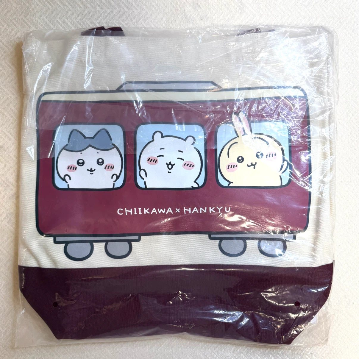 ちいかわ 阪急電車コラボ 肩掛けトートバッグ