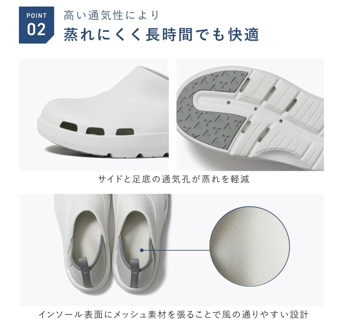【新品未使用】 25.0-25.5cm リカバリーサンダル クロッグの写真5枚目