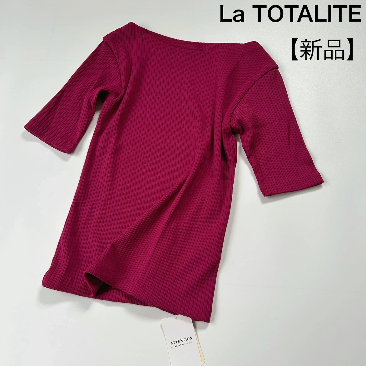 新品 La TOTALITE ラトータリテ 半袖カットソー