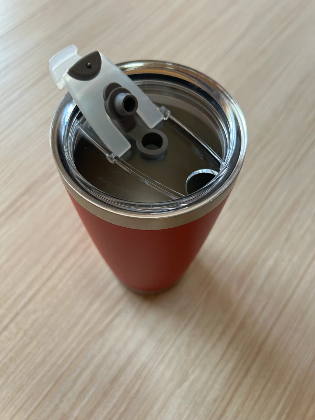 ステンレス真空断熱タンブラー 600ml レッドの写真2枚目