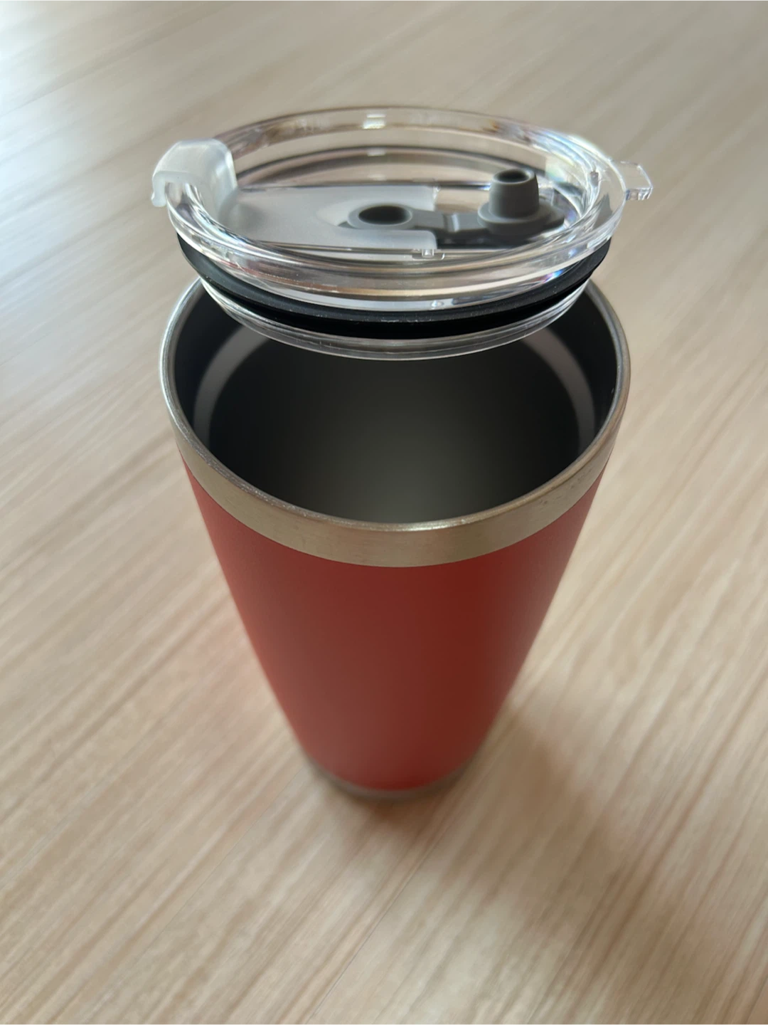 ステンレス真空断熱タンブラー 600ml レッドの写真3枚目