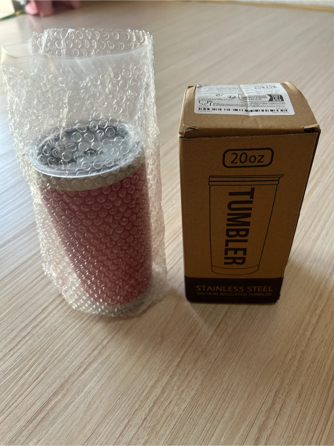 ステンレス真空断熱タンブラー 600ml レッドの写真4枚目