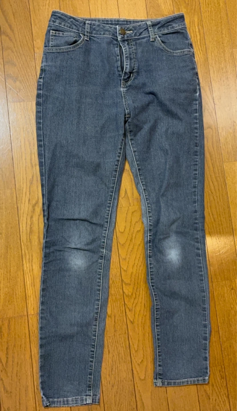 デニムパンツ インディゴブルー ウエスト67cm